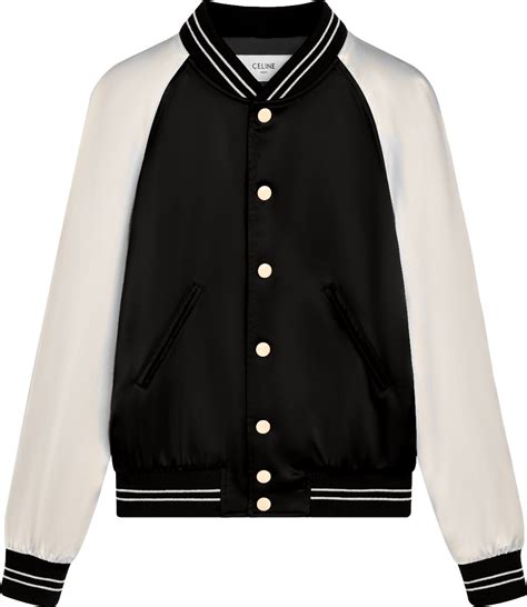 celine black and white jacket|real Celine jackets.